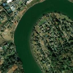 Lakemoor Hills Tennessee High Resolution Satellite Map