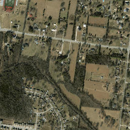 Creekside Tennessee High Resolution Satellite Map