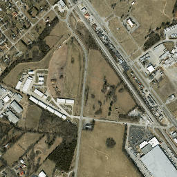 Florence Tennessee High Resolution Satellite Map