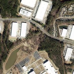 Satellite view of Brier Creek Country Club