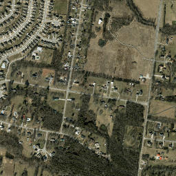 Southern Meadows Tennessee High Resolution Satellite Map