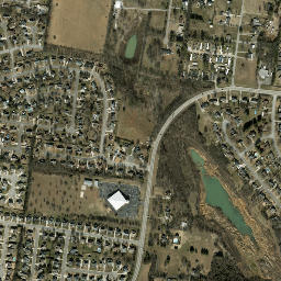 Little Ranch Acres Tennessee High Resolution Satellite Map