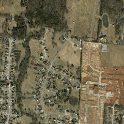 Compton Meadows Tennessee High Resolution Satellite Map