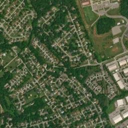 Twin Springs Tennessee High Resolution Satellite Map