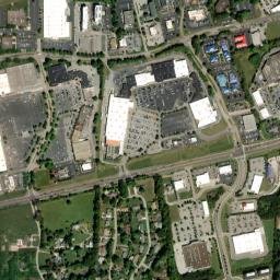 Sevenoaks Tennessee High Resolution Satellite Map