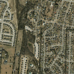 Fairfield Estates Tennessee High Resolution Satellite Map