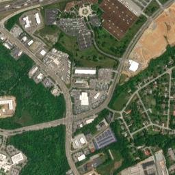 Boxwood Hills Tennessee High Resolution Satellite Map