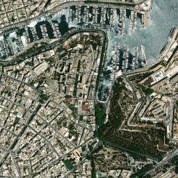 Pietà map(satellite map)