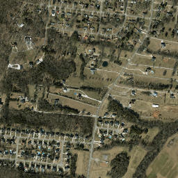 Emmitt Heights Tennessee High Resolution Satellite Map