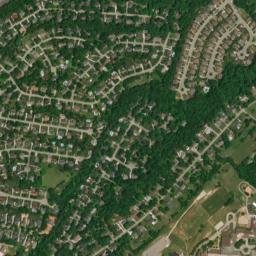 Woodland Trace Tennessee High Resolution Satellite Map