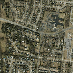 Oakland Estates Tennessee High Resolution Satellite Map