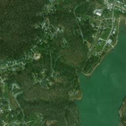 Kingston Heights Tennessee High Resolution Satellite Map