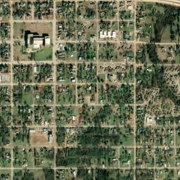 500-598 S Cherry St Guthrie OK High Resolution Satellite Map