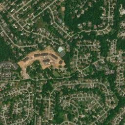 Concords Woods Tennessee High Resolution Satellite Map