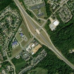 West Emory Tennessee High Resolution Satellite Map