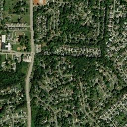 Fox Fire Tennessee High Resolution Satellite Map