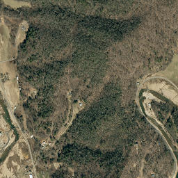 Highway 197, Pisgah National Forest, Burnsville High Resolution Satellite Map