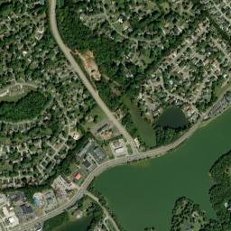 Blue Grass Tennessee High Resolution Satellite Map