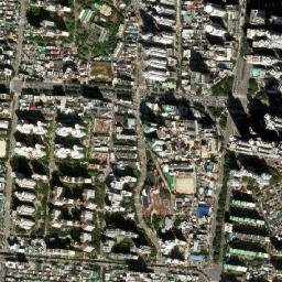 Suseong-gu map(satellite map)