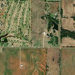 1851 S Pennsylvania Ave Guthrie OK High Resolution Satellite Map