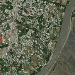 Chitral map(satellite map)