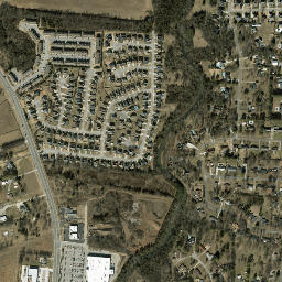 Beasley Road Tennessee High Resolution Satellite Map