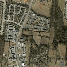 Paschal Estates Tennessee High Resolution Satellite Map