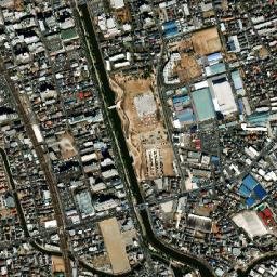 Sōka Shi map(satellite map)