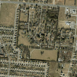 Old South Estates Tennessee High Resolution Satellite Map