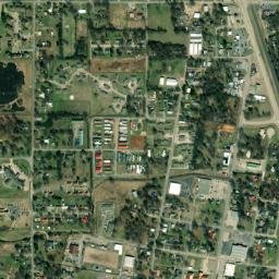400-498 West Poplar Street, Stilwell, OK High Resolution Satellite Map