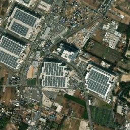 Inzai-shi map(satellite map)