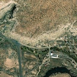 Keams Canyon Arizona High Resolution Satellite Map