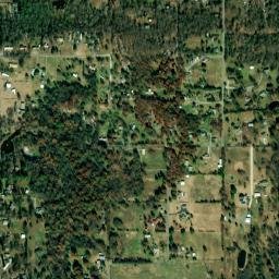 1021 Pea Ridge Road, Fort Gibson, OK High Resolution Satellite Map