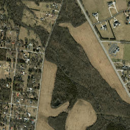 Tulip Hill Estates Tennessee High Resolution Satellite Map