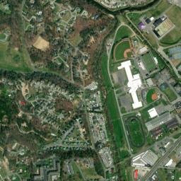 Henderson Springs Tennessee High Resolution Satellite Map