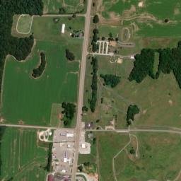 Parker Crossroads Tennessee High Resolution Satellite Map