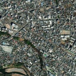 Ōme-shi map(satellite map)