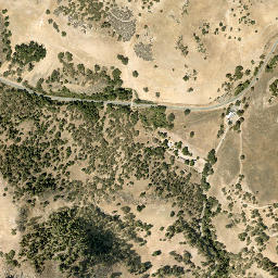 Bee Rock California High Resolution Satellite Map