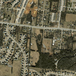 Southwood Estates Tennessee High Resolution Satellite Map