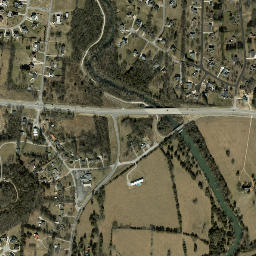 Dixieland Tennessee High Resolution Satellite Map