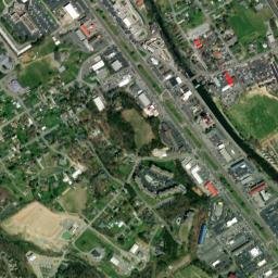 Pigeon Forge map(satellite map)