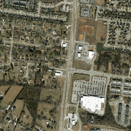 Palmer Acres South Tennessee High Resolution Satellite Map