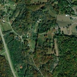 Hill Town Tennessee High Resolution Satellite Map