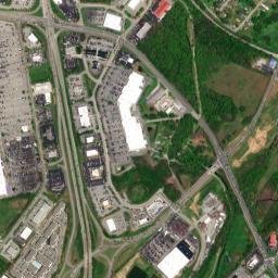 Summit Hills Tennessee High Resolution Satellite Map