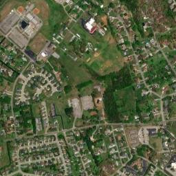 Asbury Estates Tennessee High Resolution Satellite Map