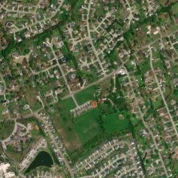 Twin Oak Estates Tennessee High Resolution Satellite Map