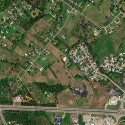 Smoky View Estates Tennessee High Resolution Satellite Map