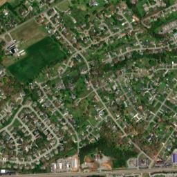 Grandview Heights Tennessee High Resolution Satellite Map