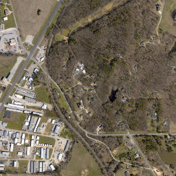 Ridge Arkansas High Resolution Satellite Map