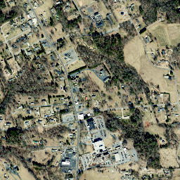 Rutherford College map(satellite map)
